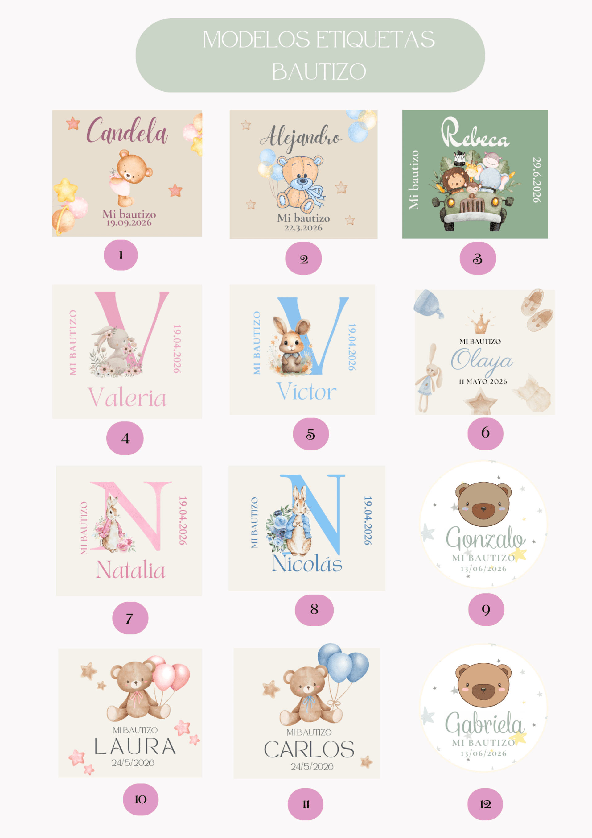 DETALLES DE BODA BAUTIZO COMUNIÓN - 3