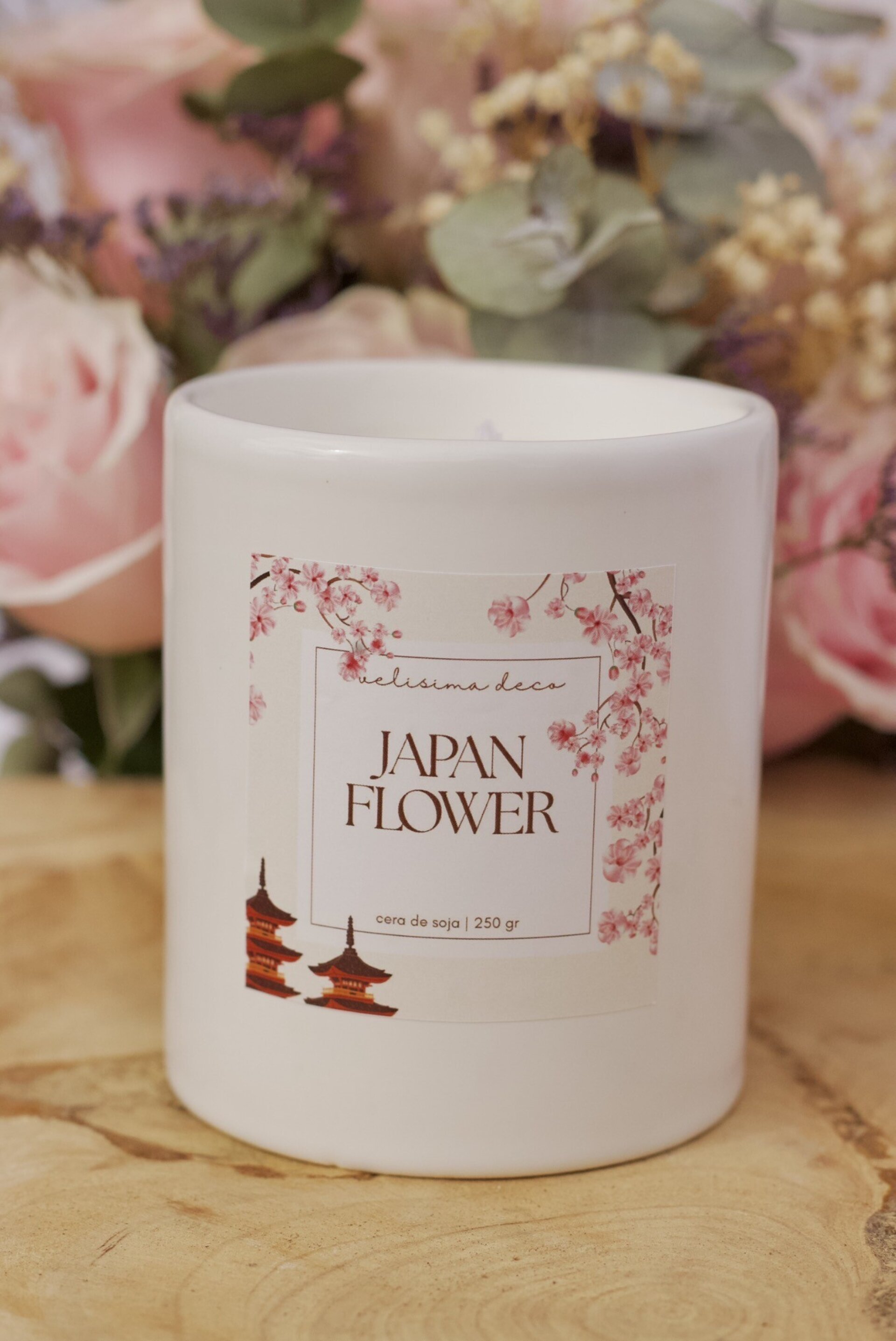 Vela aromática Japan Flower - 3