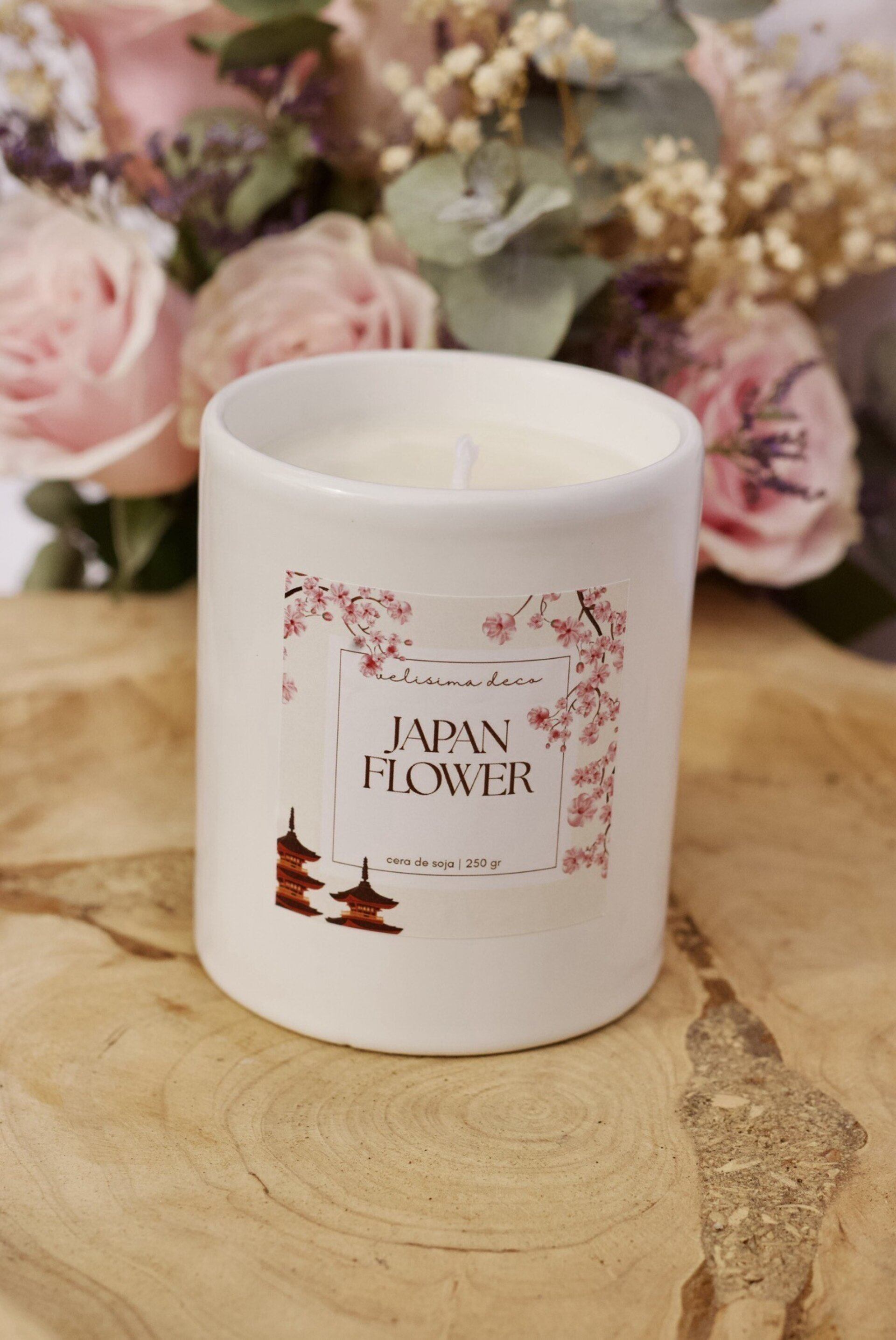 Vela aromática Japan Flower - 4