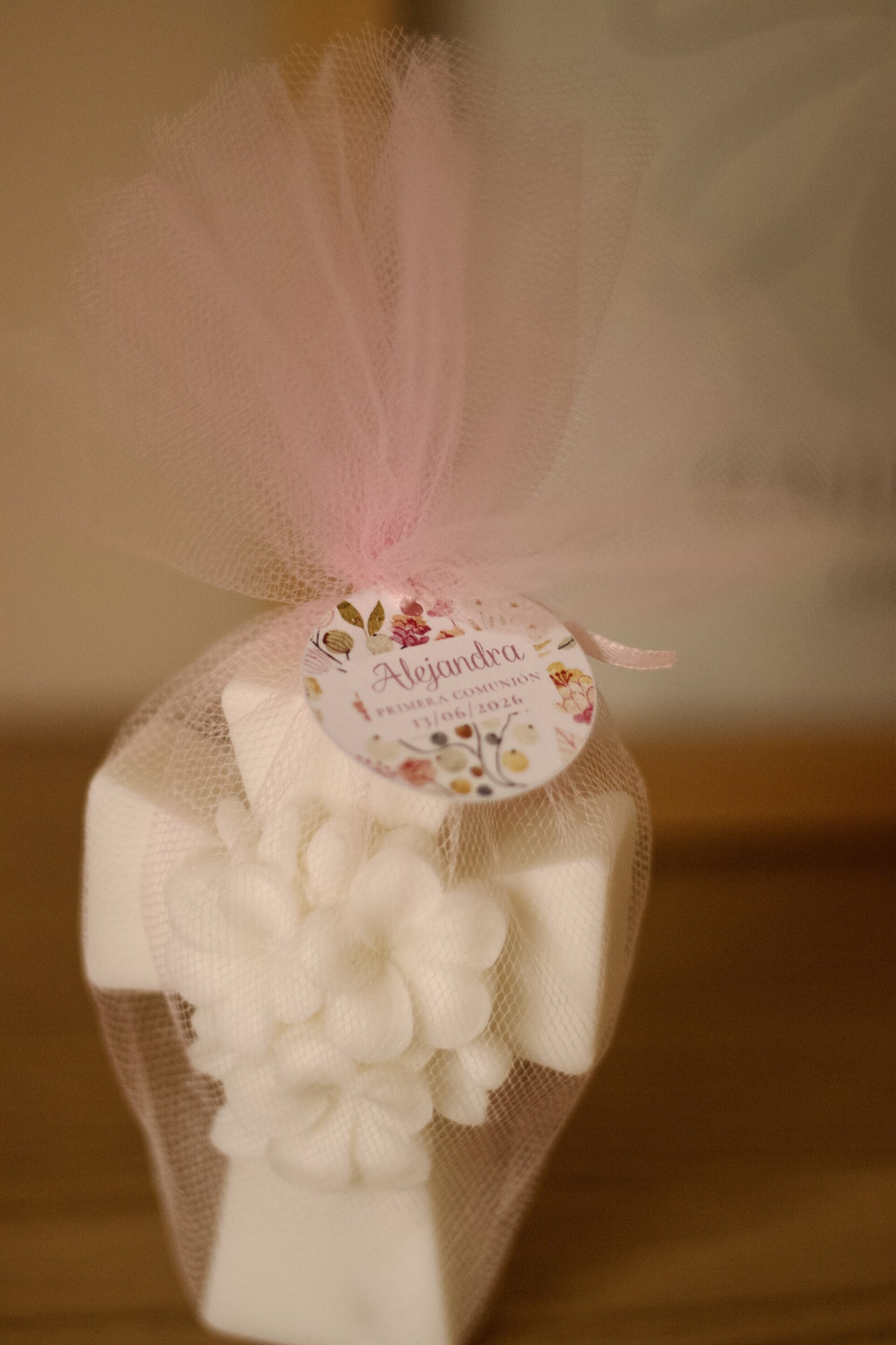 Vela CRUZ CON FLORES - 4