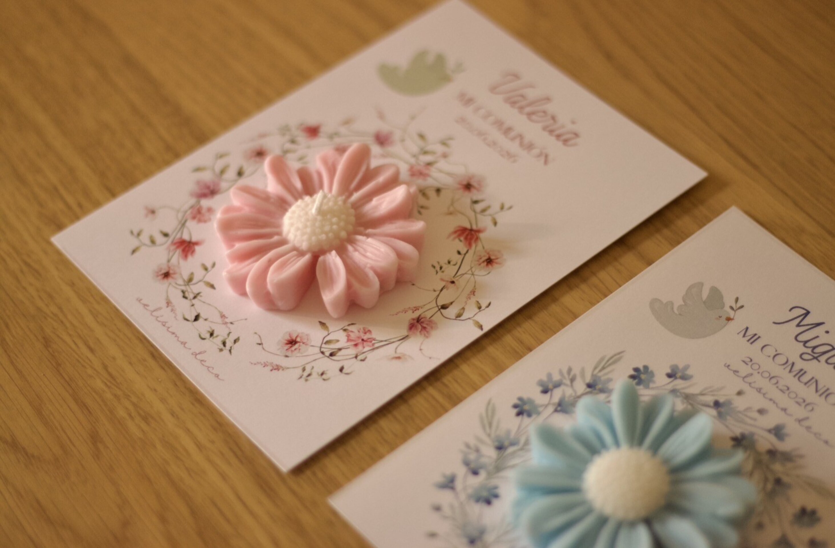 TARJETA VELA MARGARITA - 2