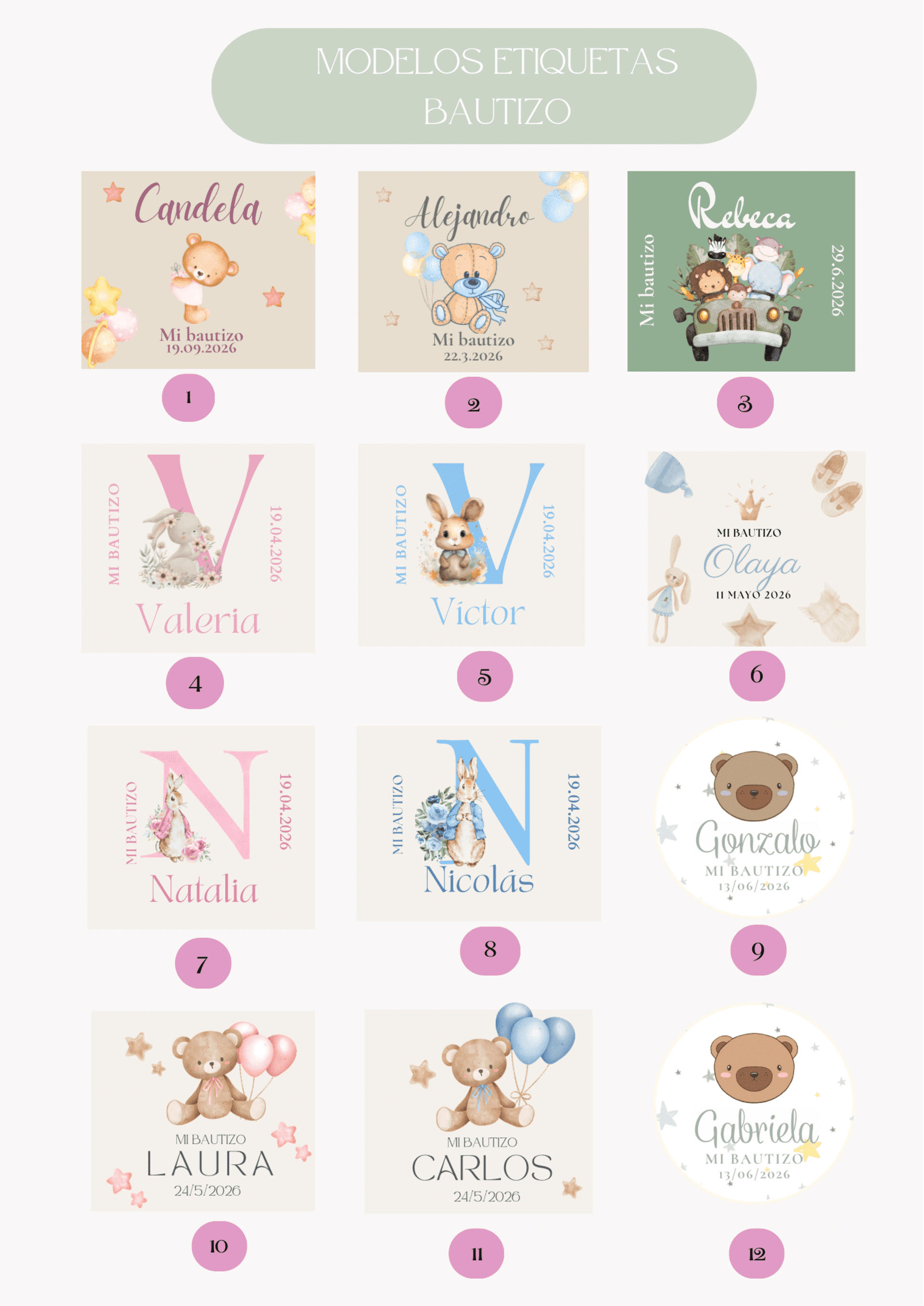 VELA ANGELITO NIÑA/NIÑO - 4