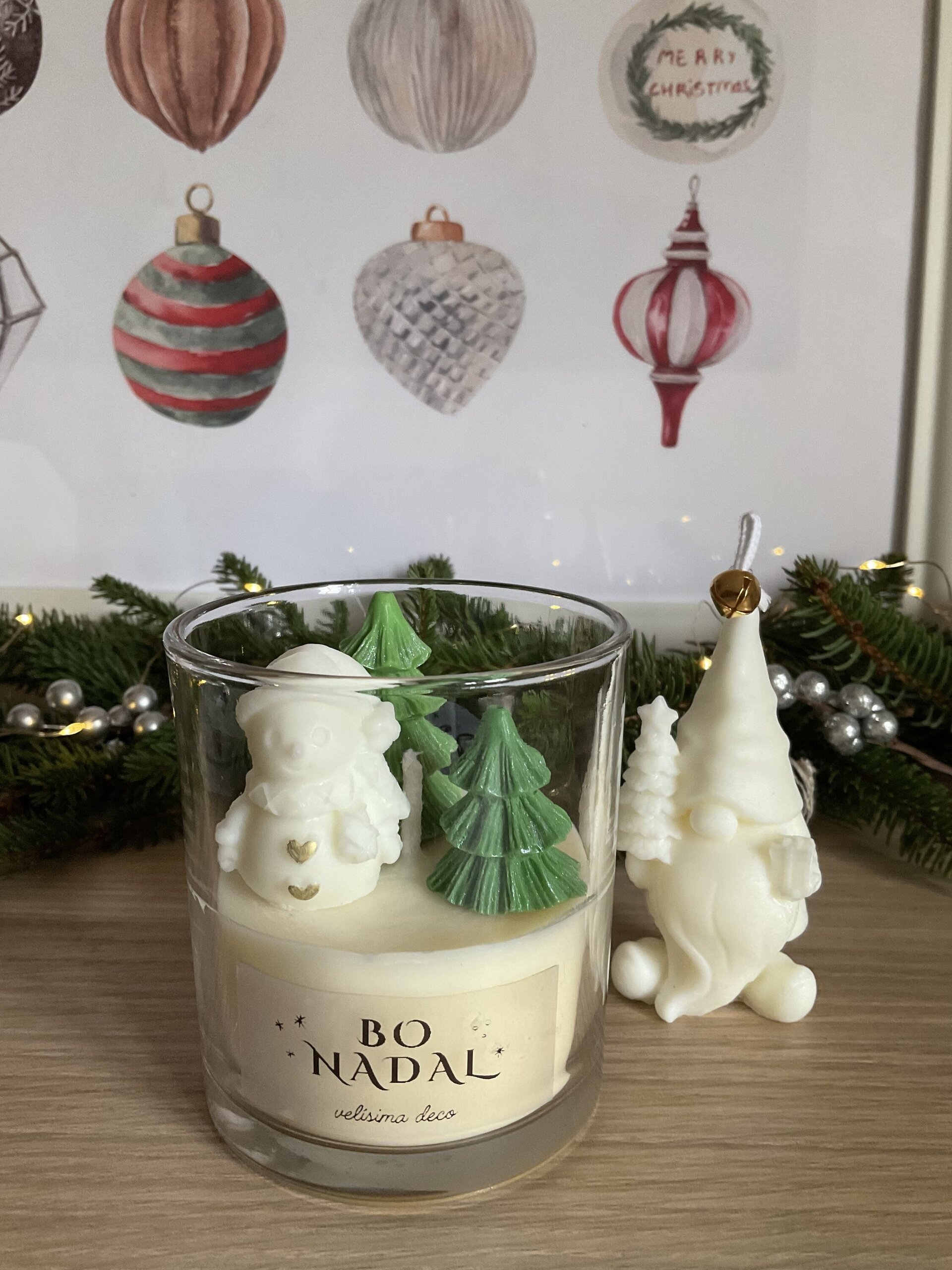 Vela BOSQUE DE NAVIDAD - 4